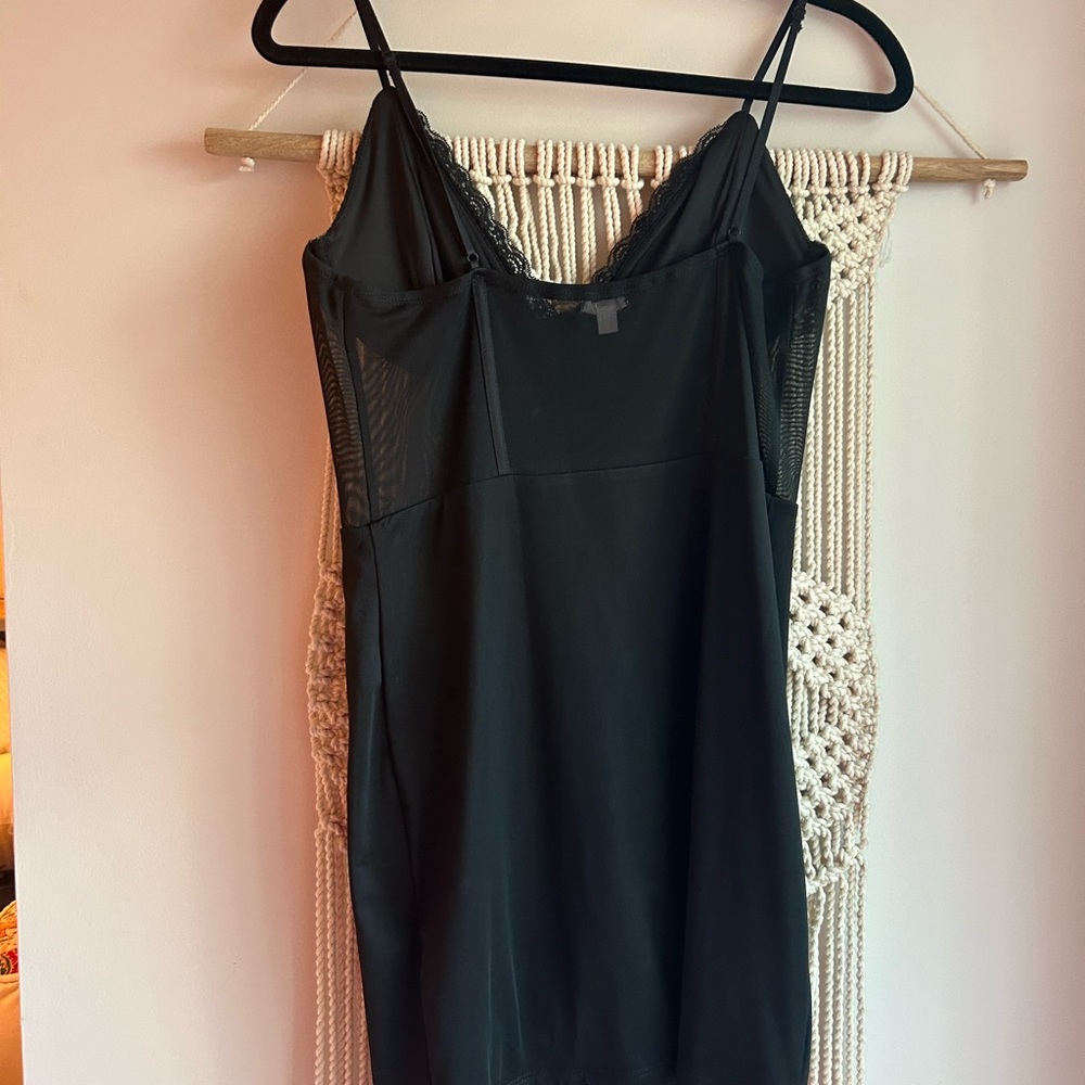 Black cocktail dress